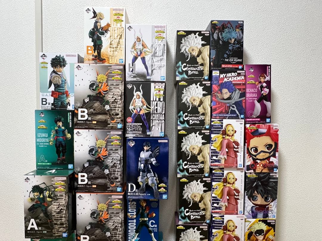 僕のヒーローアカデミア ヒロアカフィギュア一番くじ等37個 まとめ売り