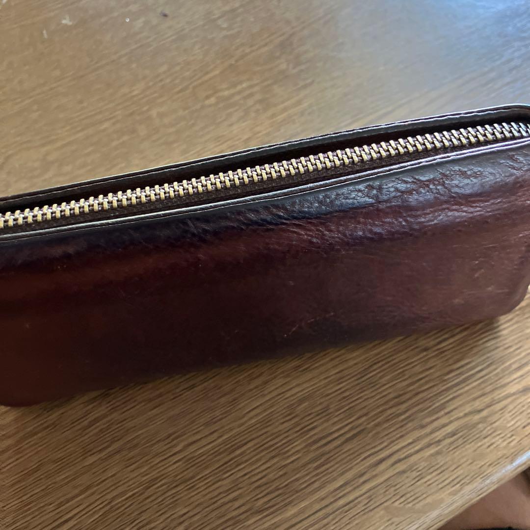 Lee レザー長財布 ブラウン