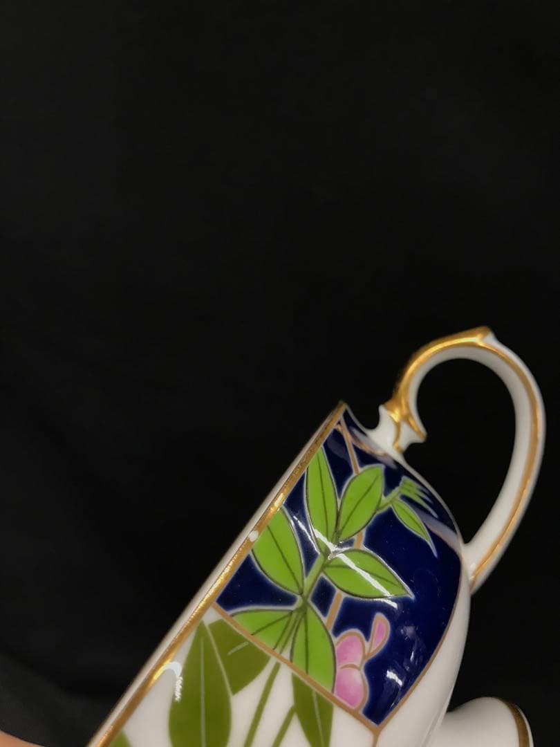 【レア美品】香蘭社　皇居の花　C&S 12P 限定生産　12ヶ月