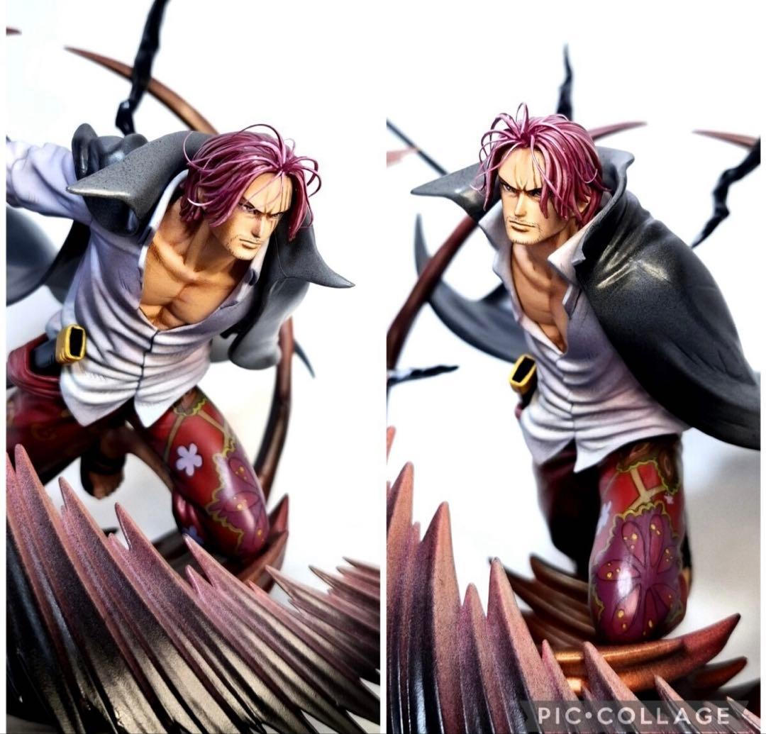 二次元 リペイント シャンクス 顔の描き直し 頭髪追加 塗装済み 完成品