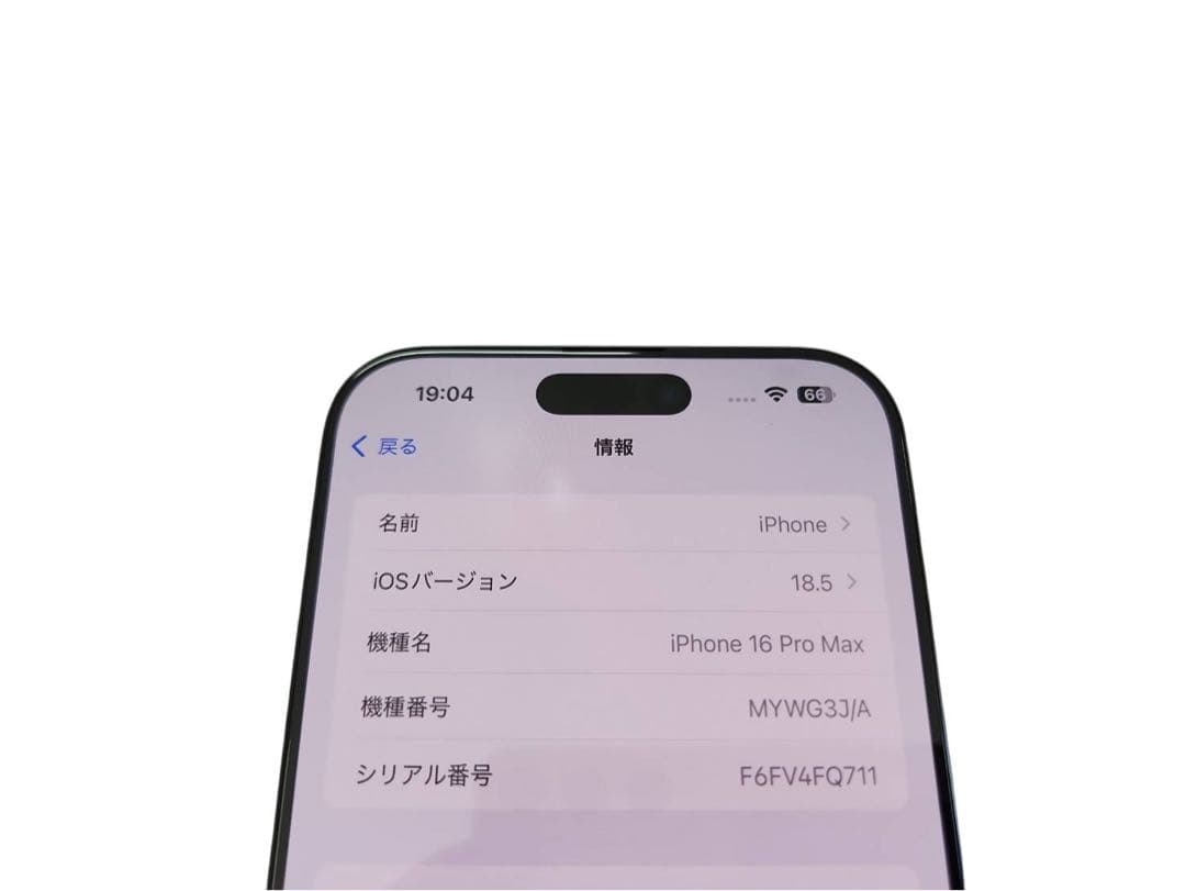 iPhone16 Pro Max 256GBブラックチタニウム　SIMフリー