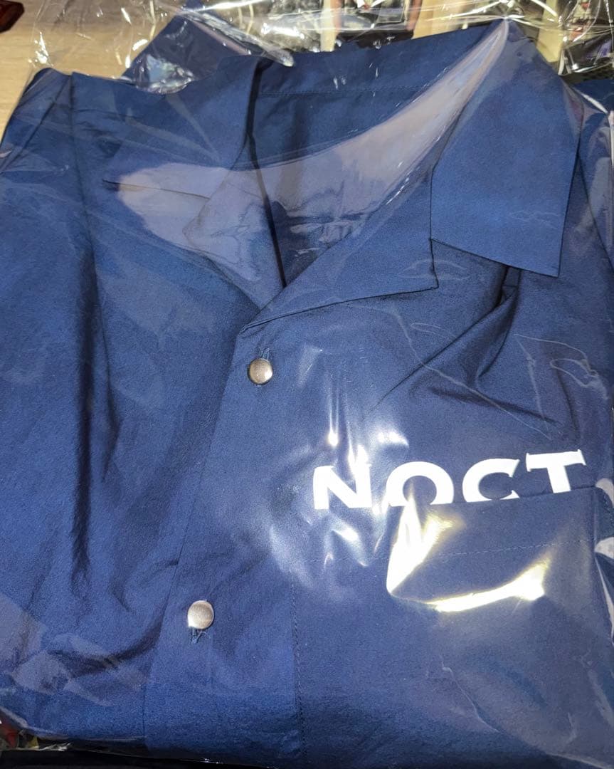 シャニマス ノクチル×あおもり藍 コットンワークシャツ caerula XL