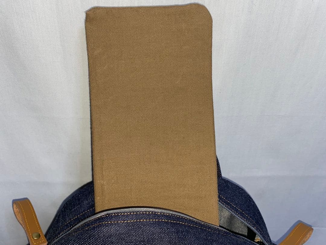 ☆岡山デニム☆ステンシル☆プードル☆リュック対応☆4wayボストンバッグ