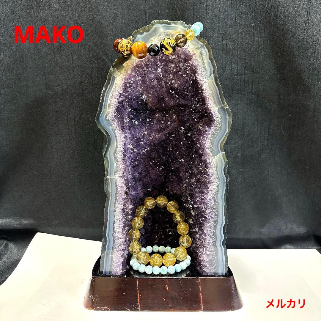 M1666☆アメジストドーム4.2Kg☆天然石　原石☆N50402