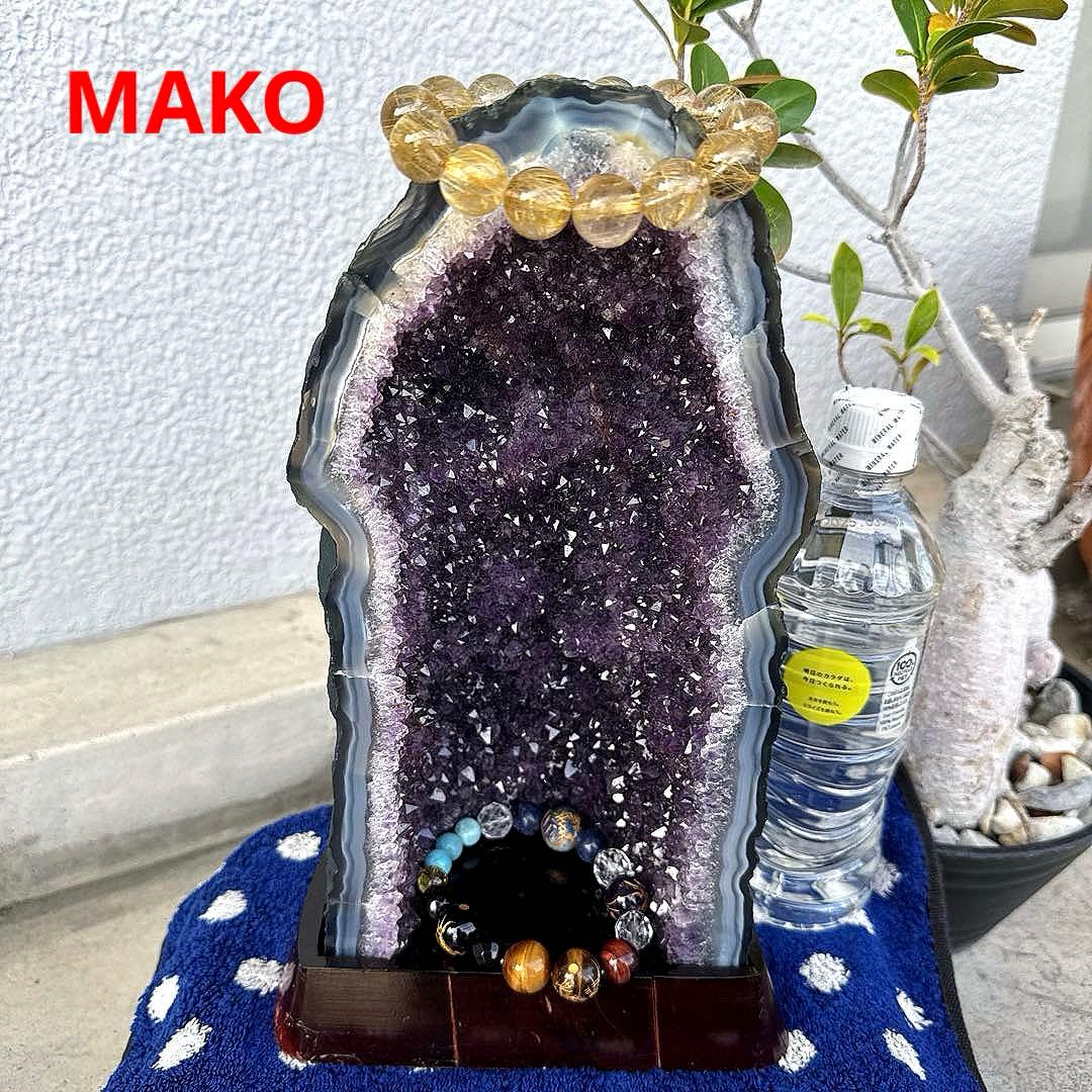 M1666☆アメジストドーム4.2Kg☆天然石　原石☆N50402