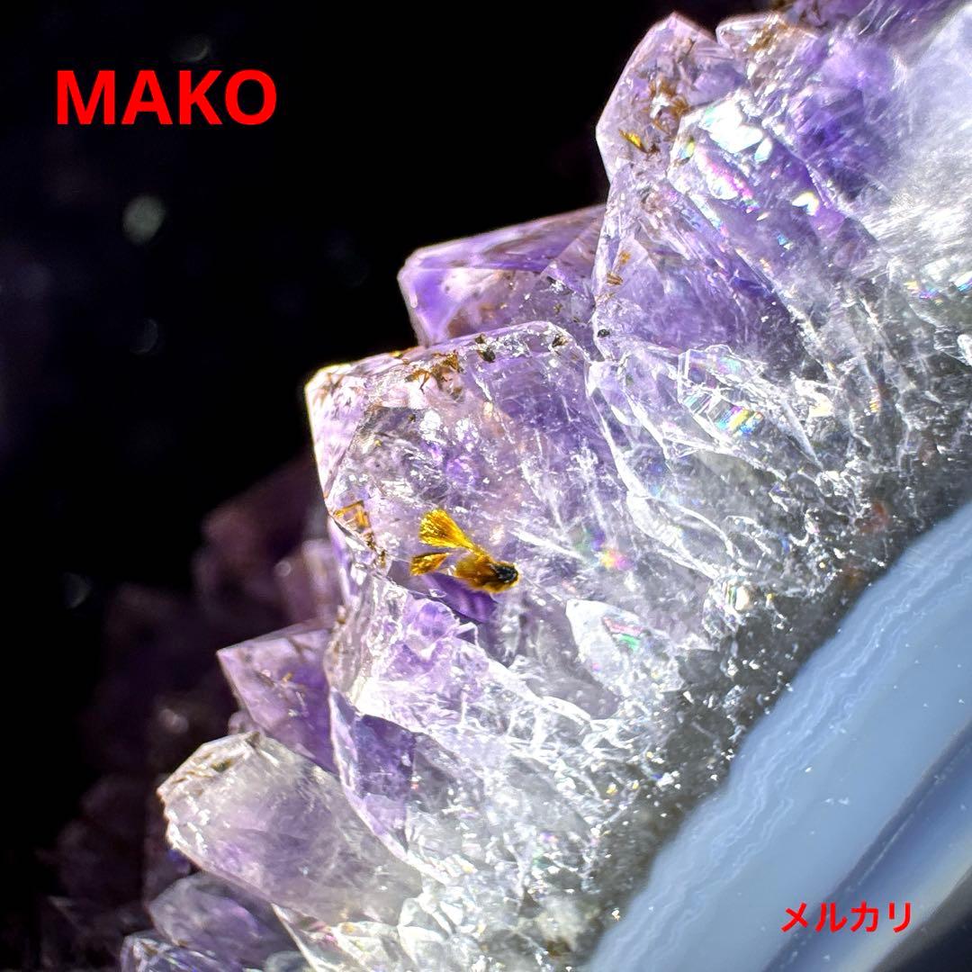 M1666☆アメジストドーム4.2Kg☆天然石　原石☆N50402