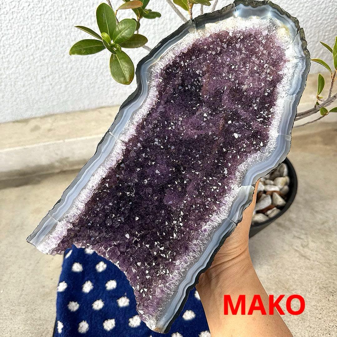M1666☆アメジストドーム4.2Kg☆天然石　原石☆N50402