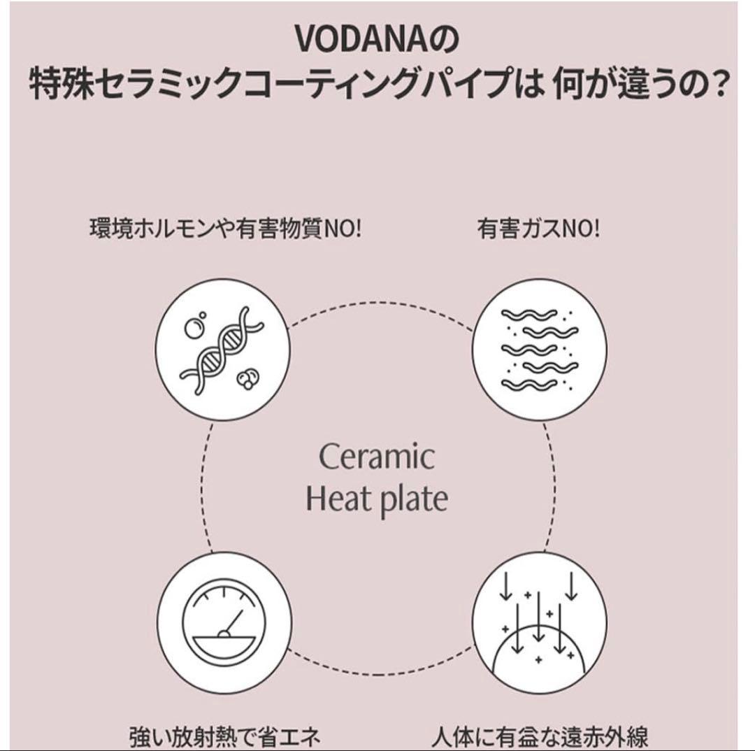 VODANA ストロベリークリーム 40mm カールヘアアイロン⓷