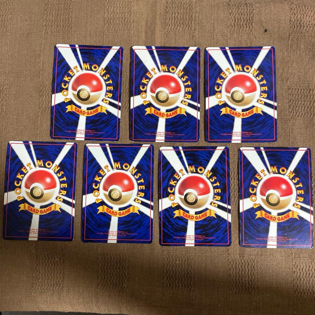 ポケモン カード 旧裏 拡張シート　イーブイ　イワーク　ライチュウ　ドガース　他