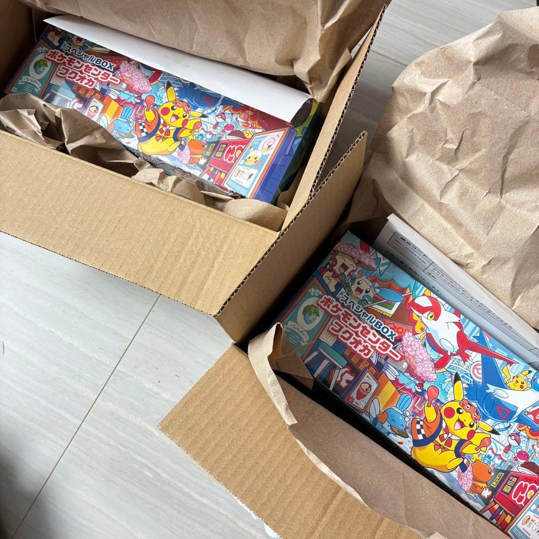 新品ポケモンセンターフクオカスペシャルBOX ポケモンカードゲームシュリンク付