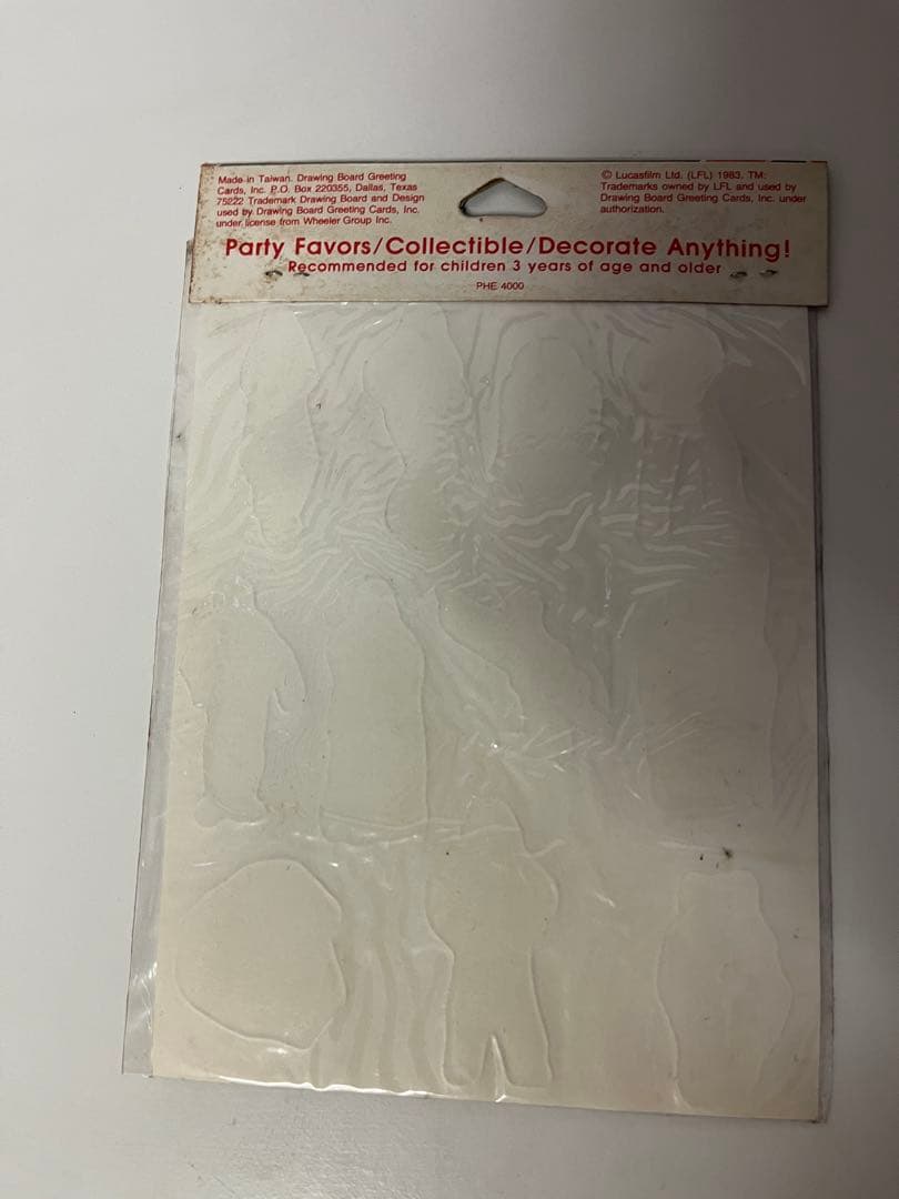 STAR WARS ジェダイの帰還 3Dステッカー 1983 未開封 2枚セット