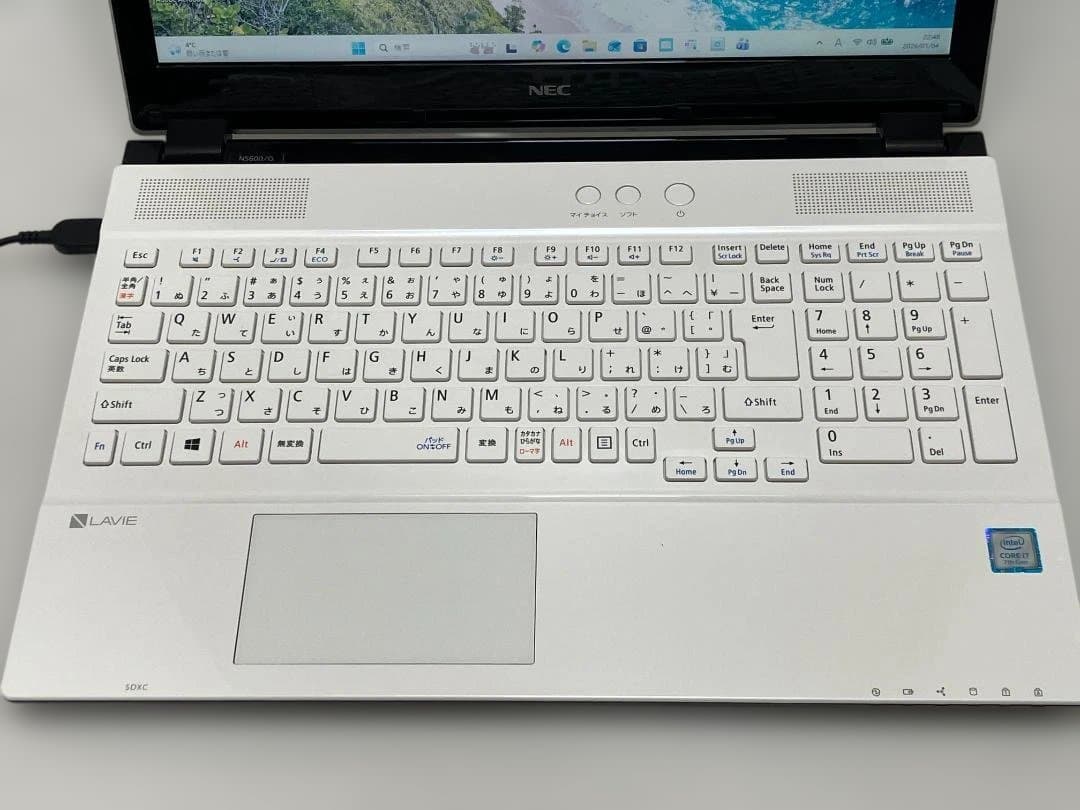 NECノートパソコン Core i7/8GB/新品SSD/Windows11