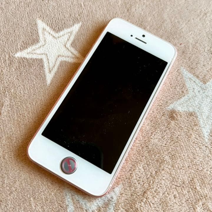 【ジャンク品】iPhone SE Rose Gold 16 GB au