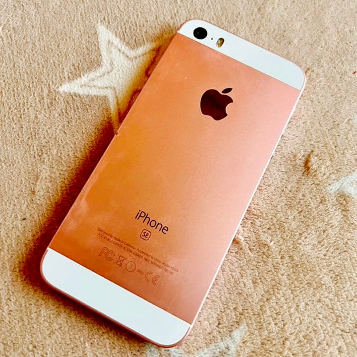 【ジャンク品】iPhone SE Rose Gold 16 GB au