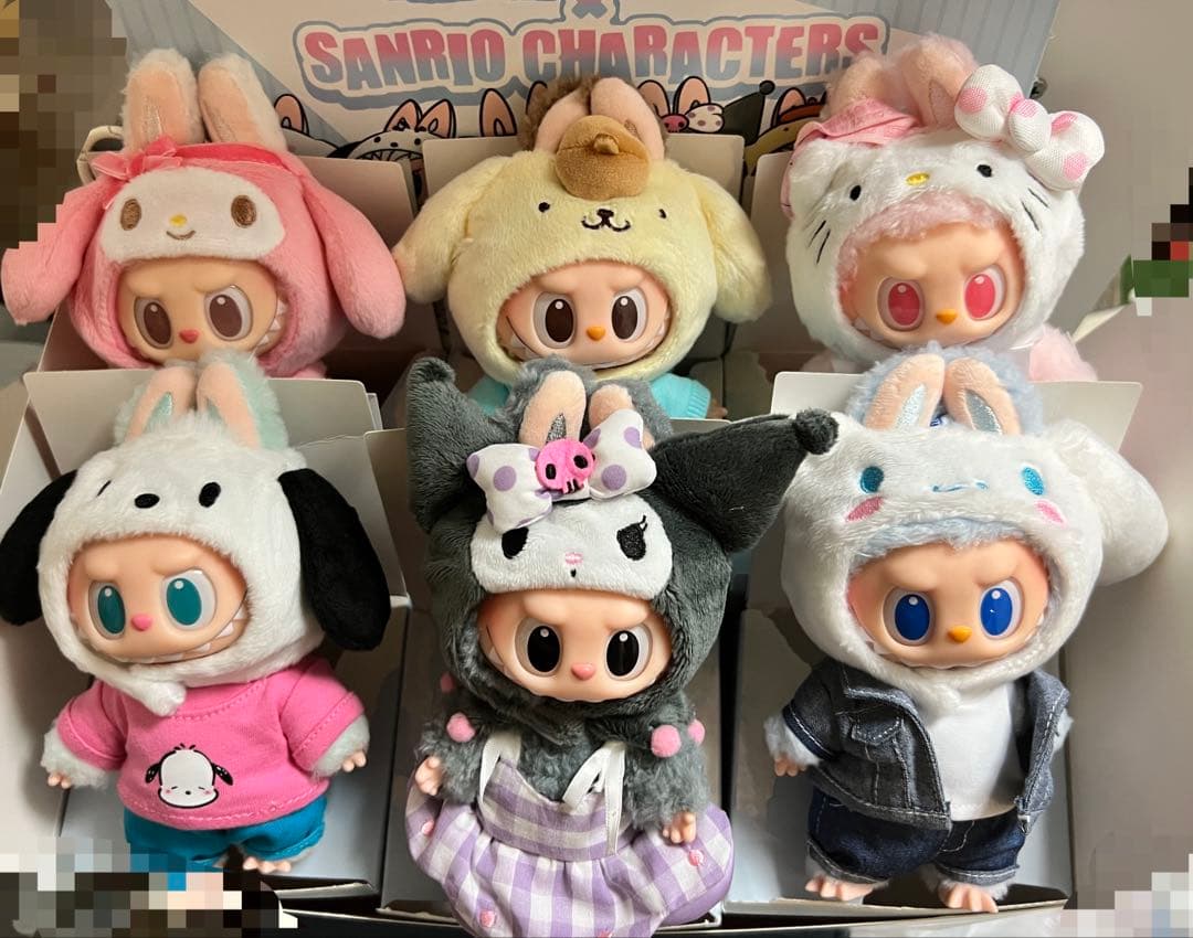 ポップマートラブブlabubu サンリオsanrio アソートボックス