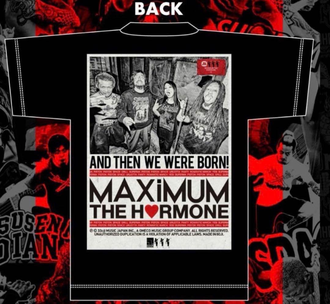 マキシマム ザ ホルモン Tシャツ 令和版　恋の黒スペ　XL