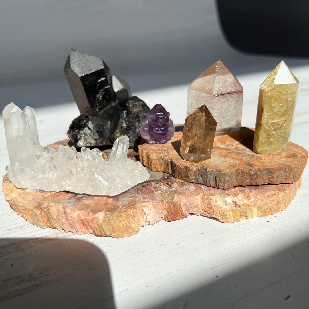 天然石　ペトリ　プレート　587グラム