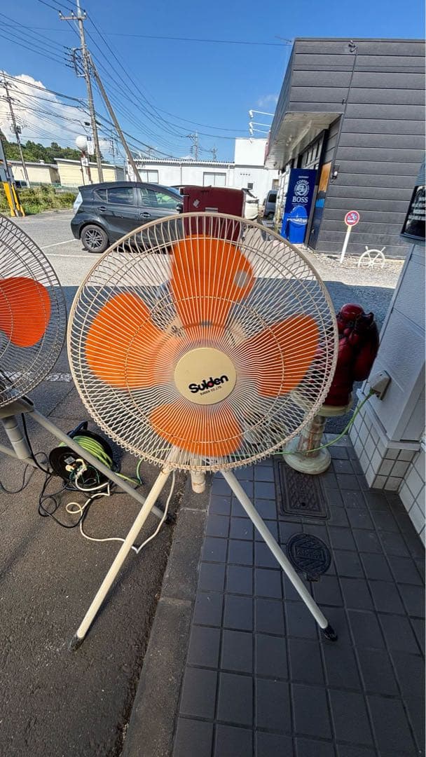 TRUSCO2台 SUIDEN1台 業務用扇風機まとめ