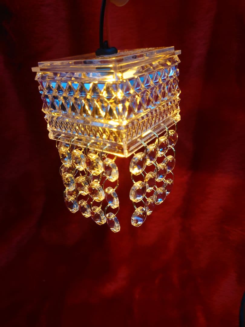 角シャンデリア　壁掛　２個　軽トラ　デコトラ　街道レーサー　ハイソ　シーマ