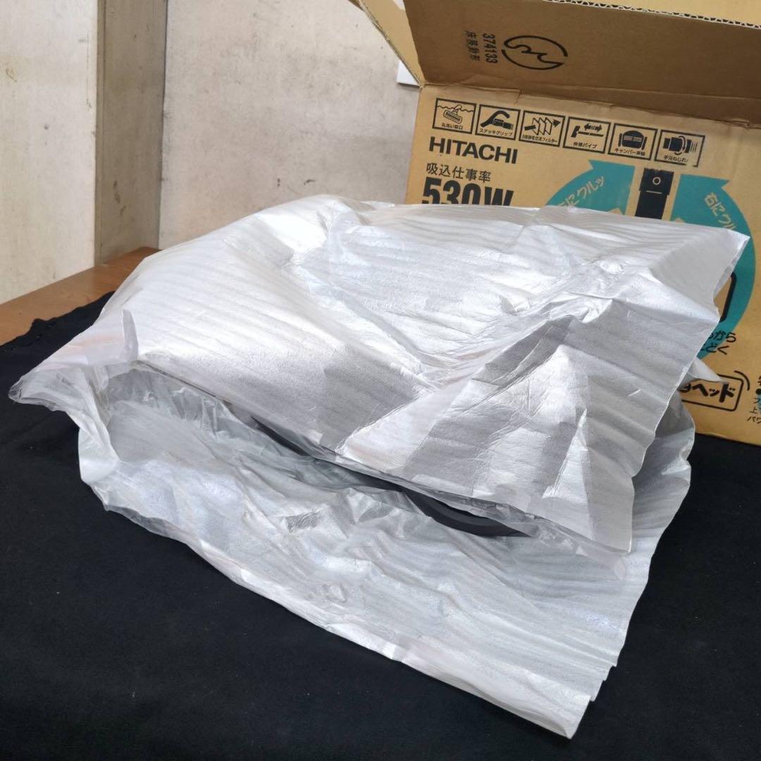 【未使用】日立 掃除機 CV-C45 エンペラーブルー 昭和レトロ 箱・説明書付