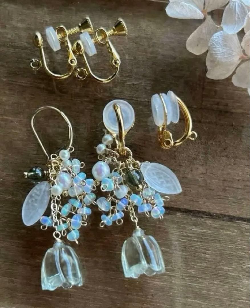 ぷしゅ❇️❣️ グリーンアメジストすずらん＆コーネルピン他