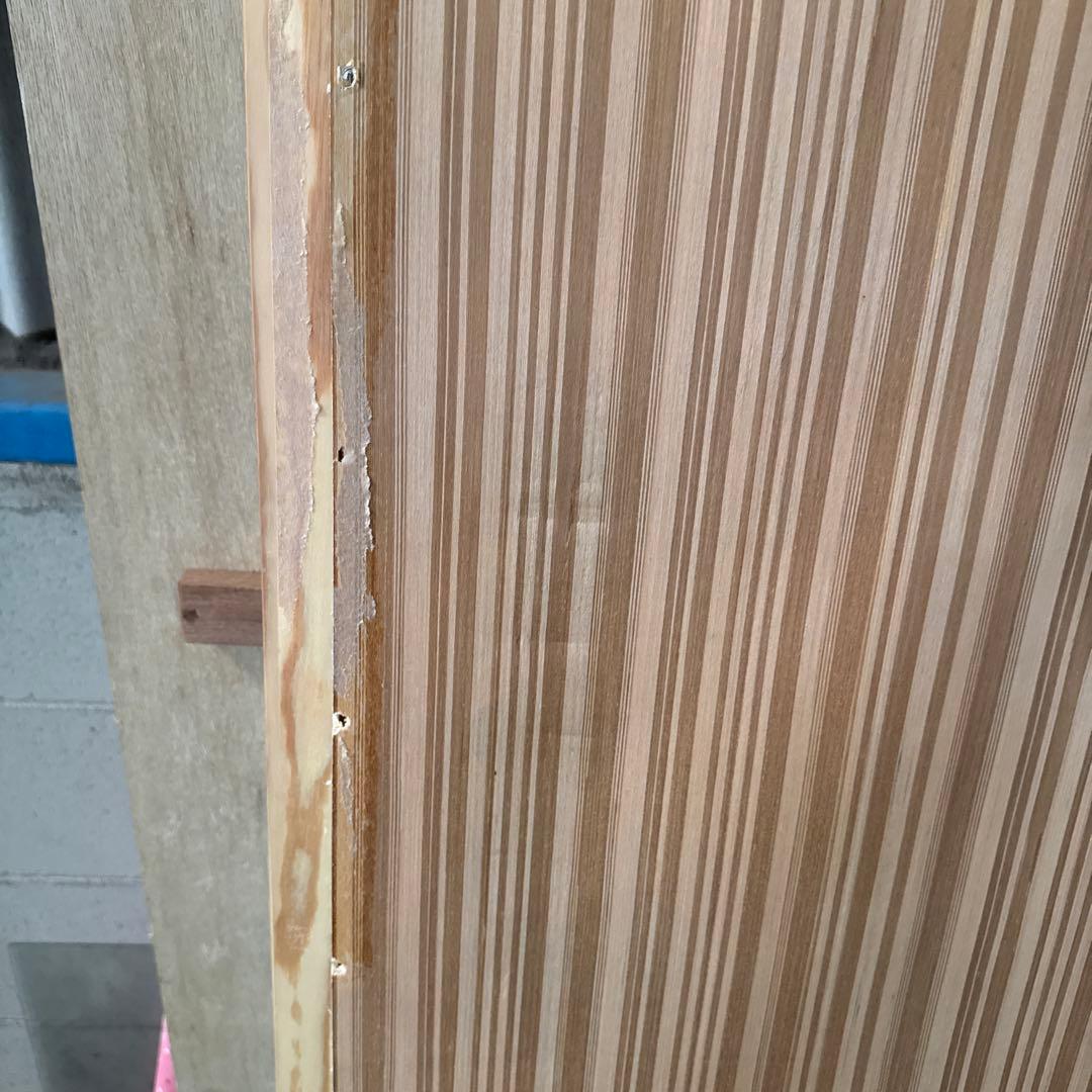 天然木　大型ミラー　80×180