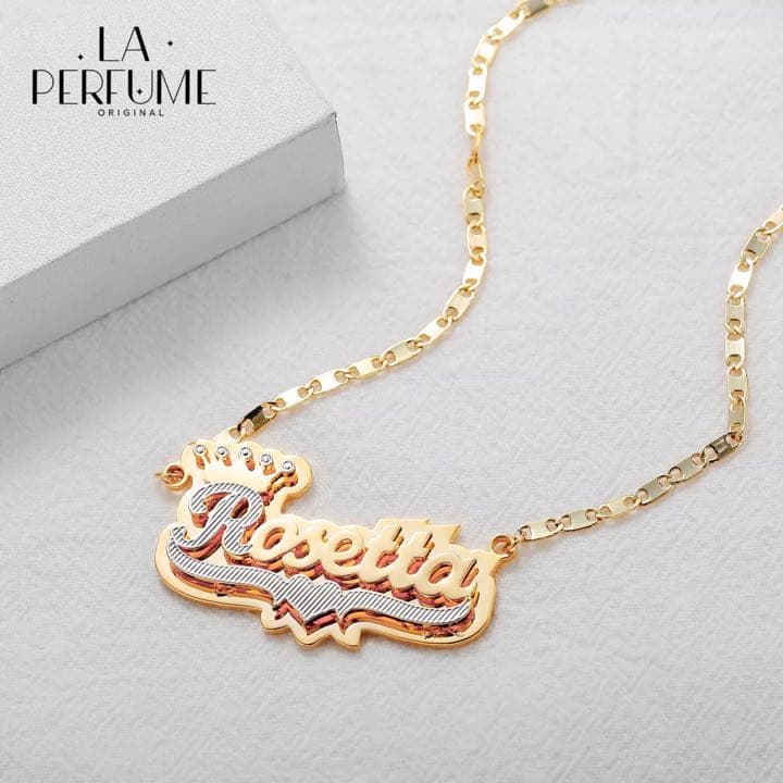 名入れ♡クラウン ハート ヒップホップ✨イニシャル ネックレス ピース 手作り