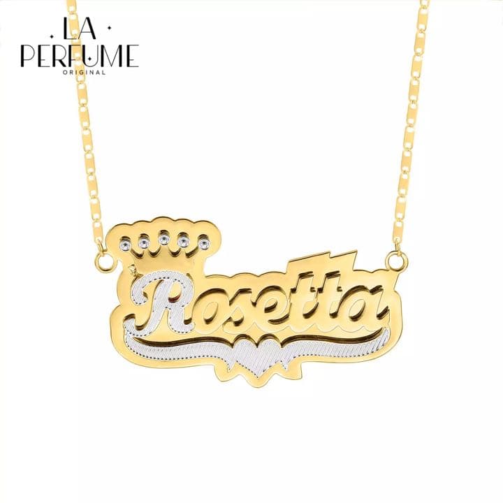 名入れ♡クラウン ハート ヒップホップ✨イニシャル ネックレス ピース 手作り