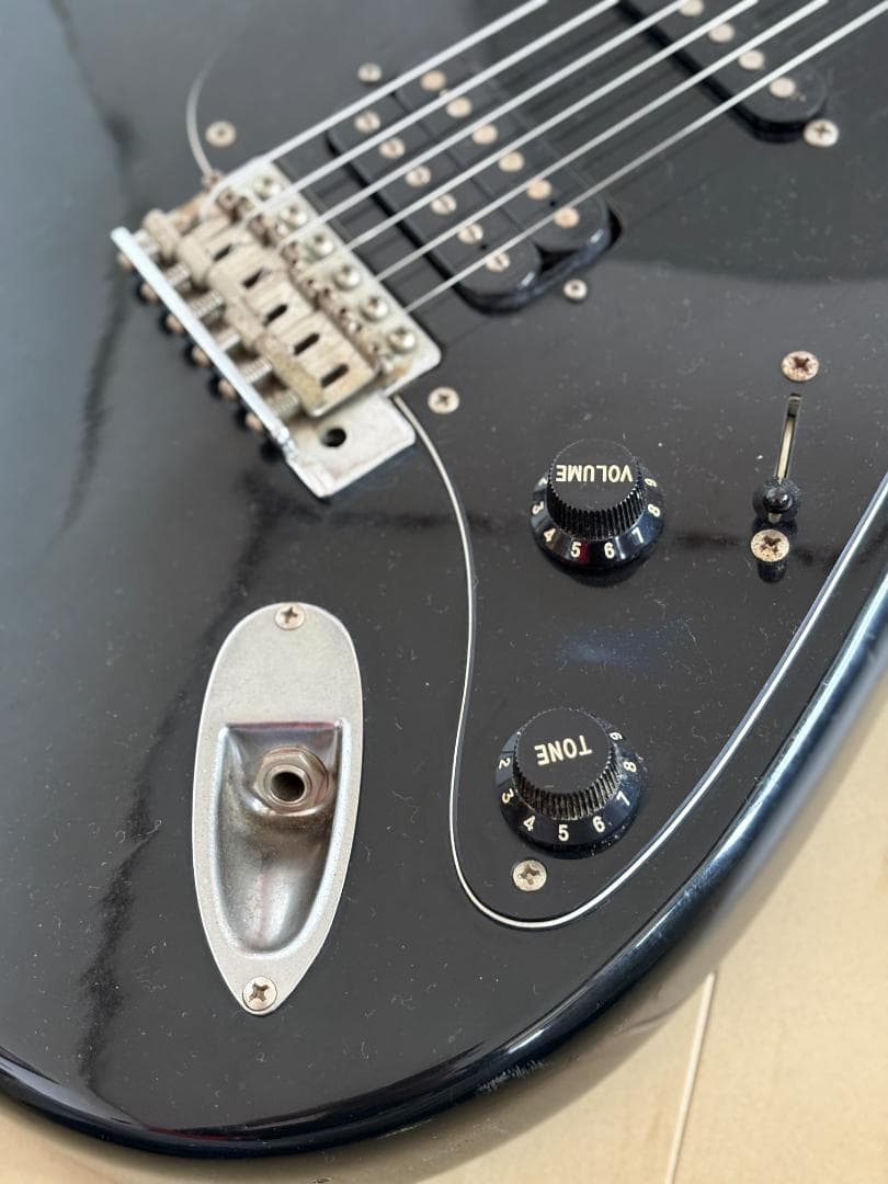Eシリアル 日本製 Squier Fender ストラト 金ロゴ フジゲン期