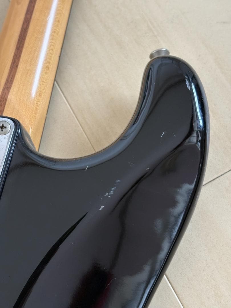 Eシリアル 日本製 Squier Fender ストラト 金ロゴ フジゲン期