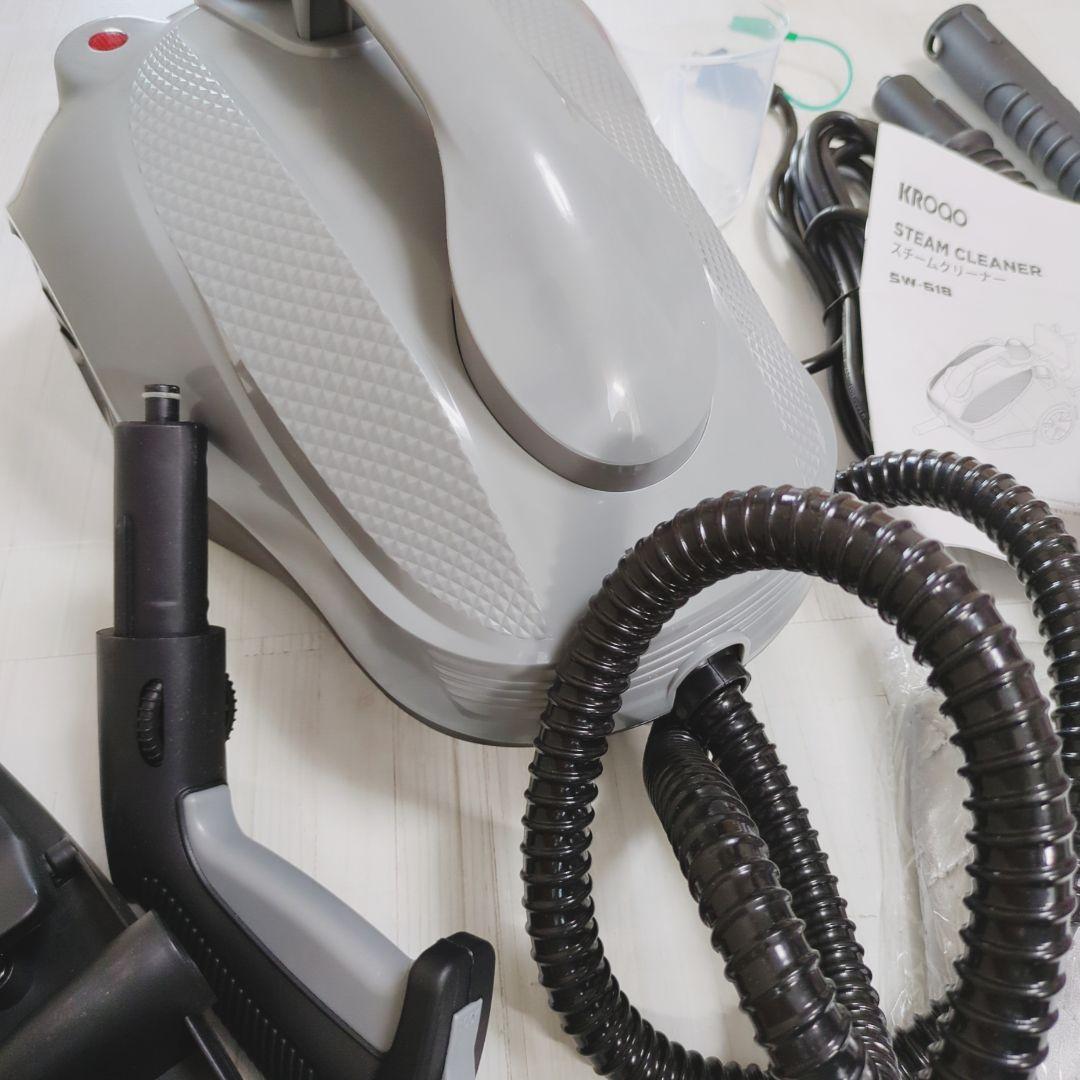 スチームクリーナー 1.5L スチーム高圧洗浄機 ポータブルスチーマー