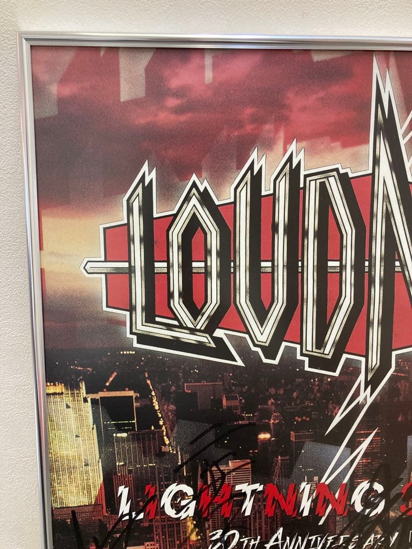 LOUDNESS LightningStrikes サイン 告知ポスター B2
