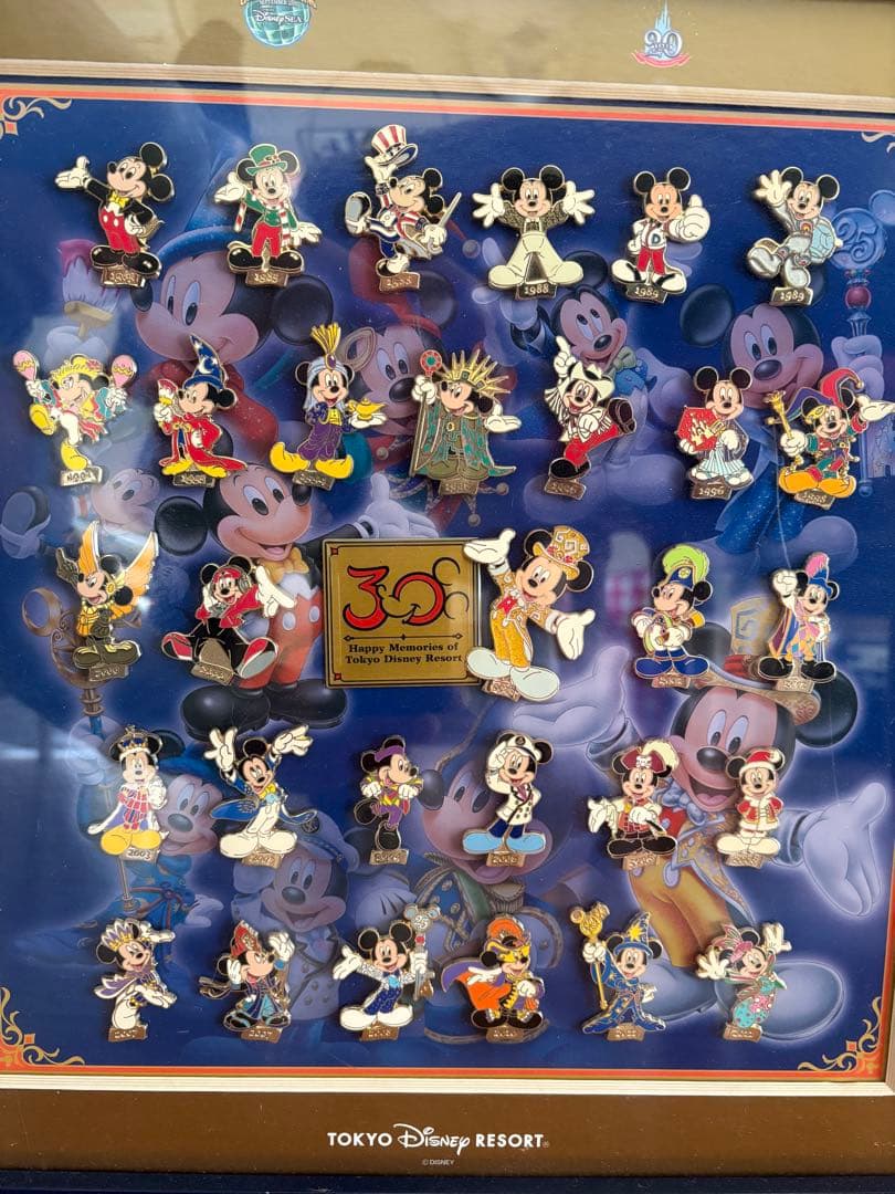 東京ディズニーリゾート 30周年記念ピンバッジセット