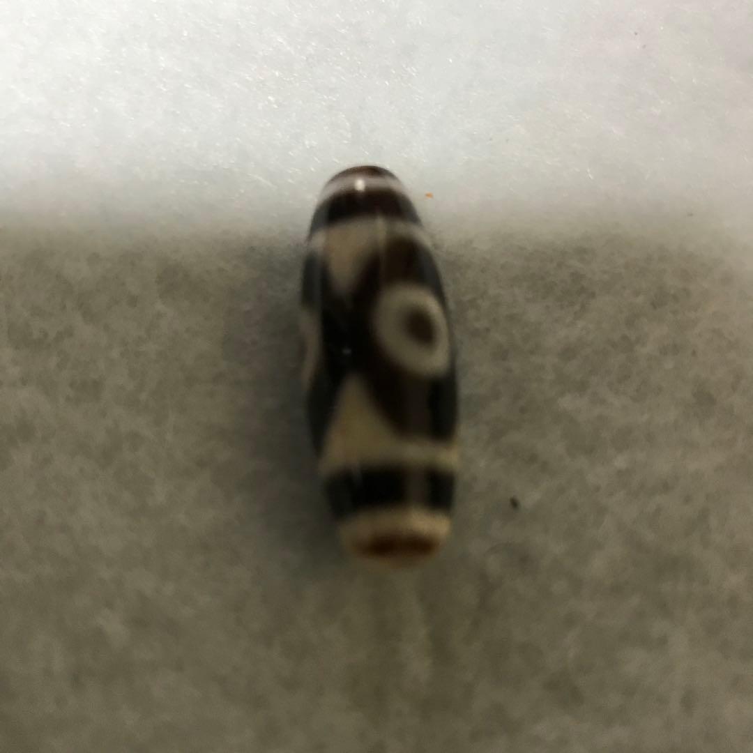超激レア珍品‼︎ 古代老礦石　金剛三眼天珠　黒朱砂　のぶ
