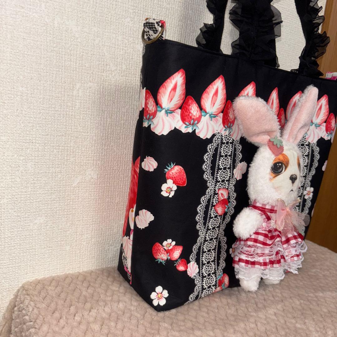 ♡*♡様 コヤンイサムチョン　ふわモコ　うさぎBigアンコちゃんトートバッグ