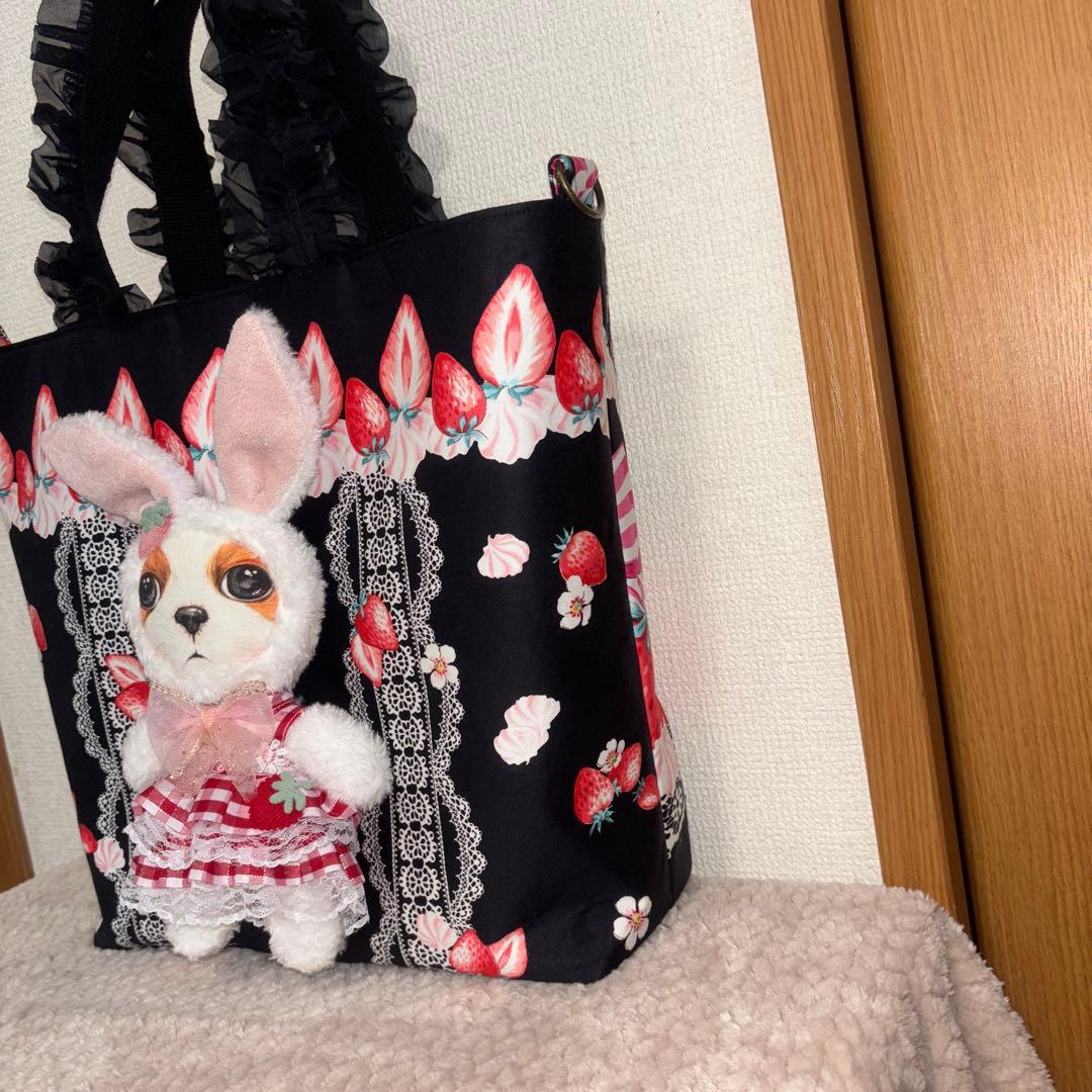 ♡*♡様 コヤンイサムチョン　ふわモコ　うさぎBigアンコちゃんトートバッグ