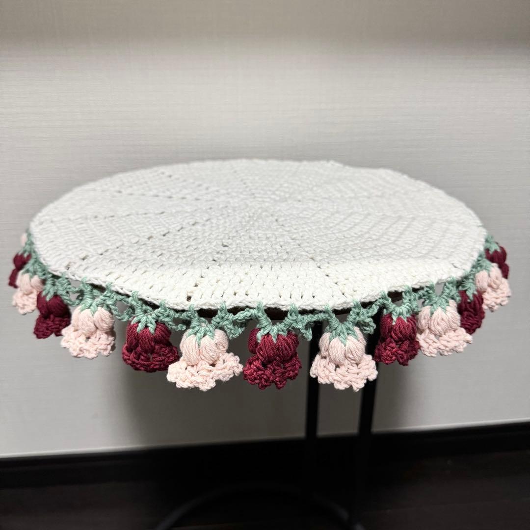 【オーダー】花束ブランケットドイリー マルチカバー コースター ハンドメイド