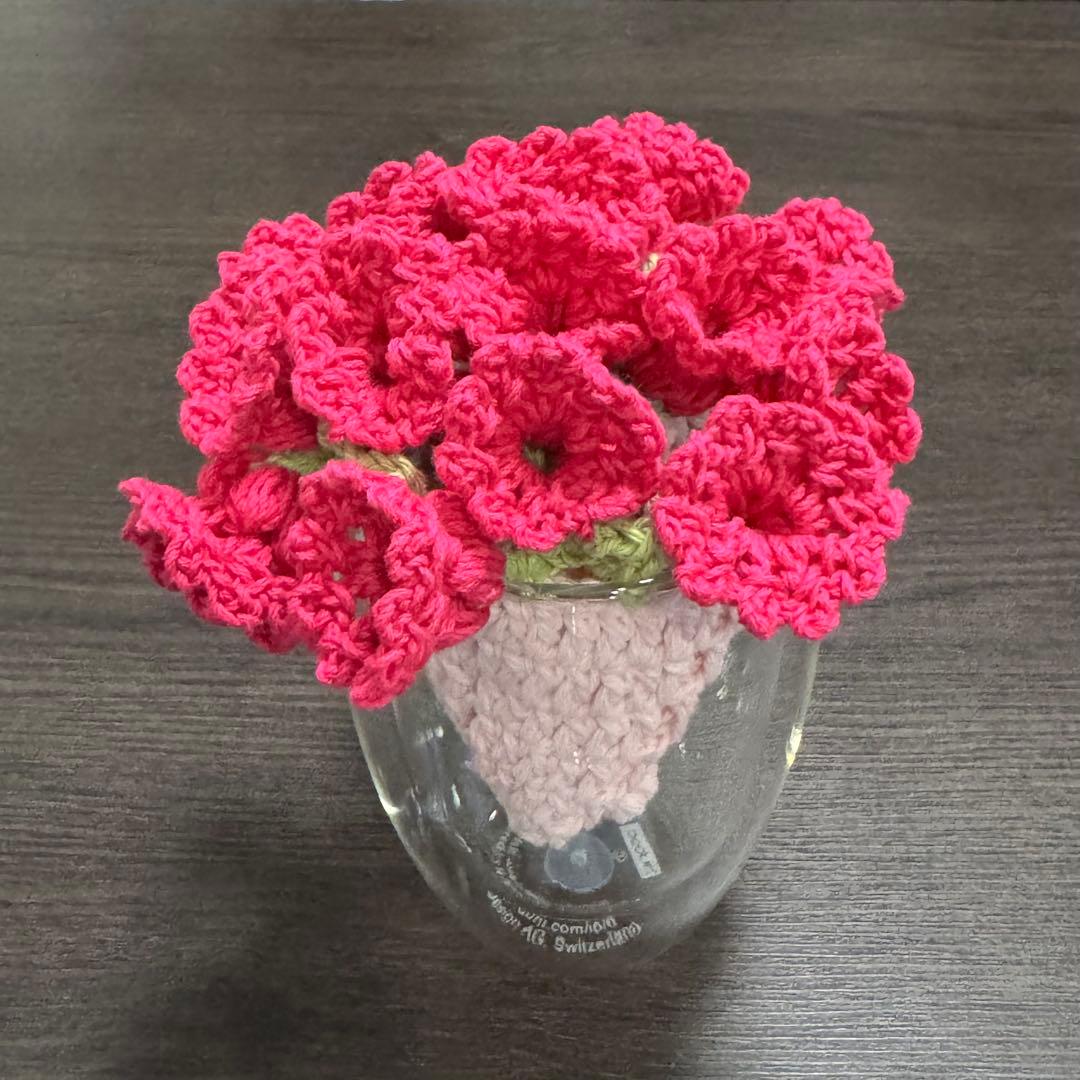 【オーダー】花束ブランケットドイリー マルチカバー コースター ハンドメイド