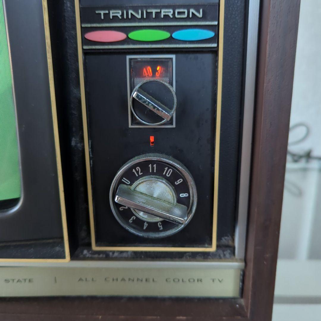昭和レトロ　SONY ブラウン管TV トリニトロンカラーテレビ