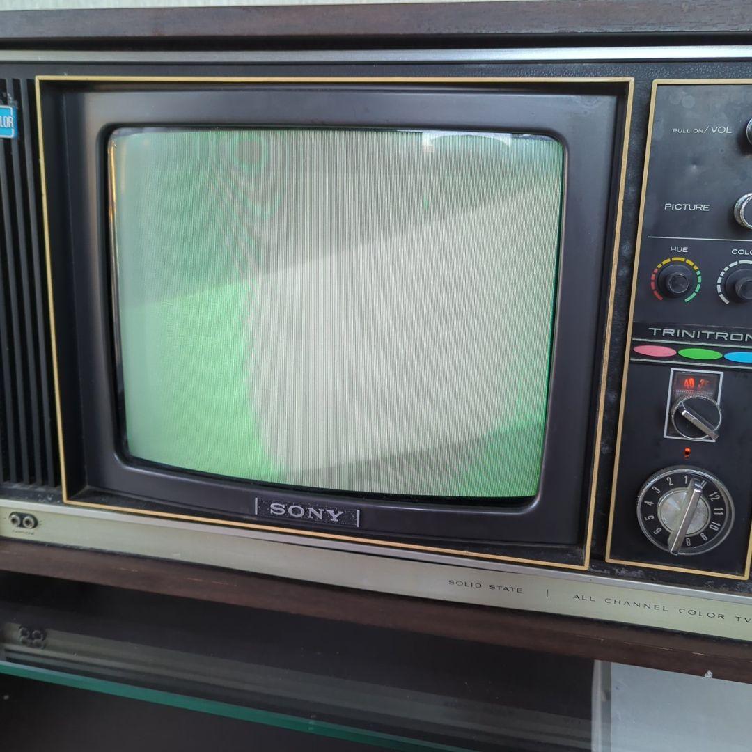 昭和レトロ　SONY ブラウン管TV トリニトロンカラーテレビ