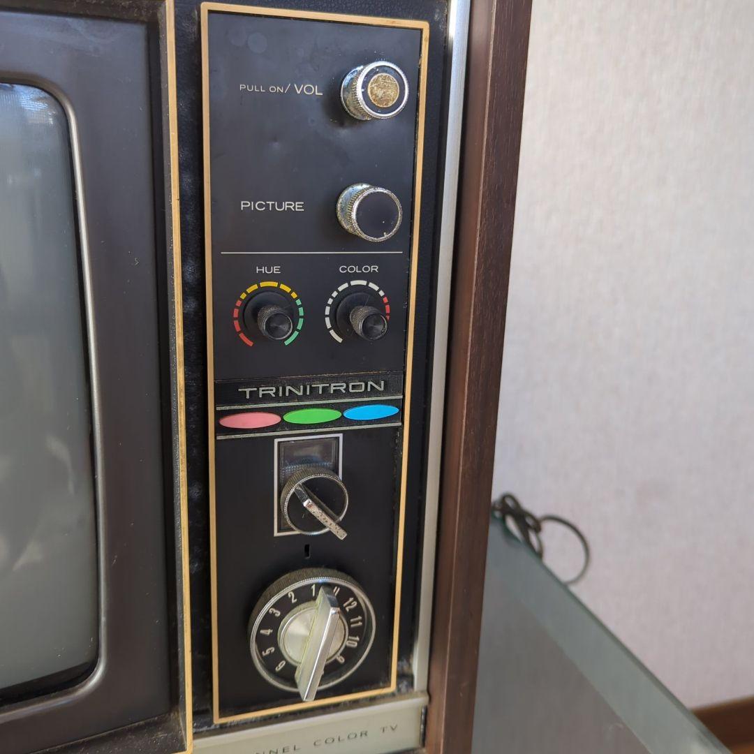 昭和レトロ　SONY ブラウン管TV トリニトロンカラーテレビ