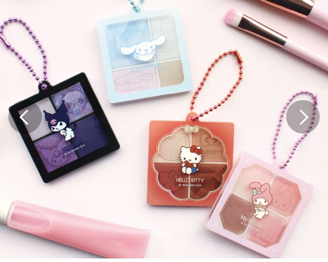 サンリオ　アイシャドウ風キーチェーン　8個入りBOX