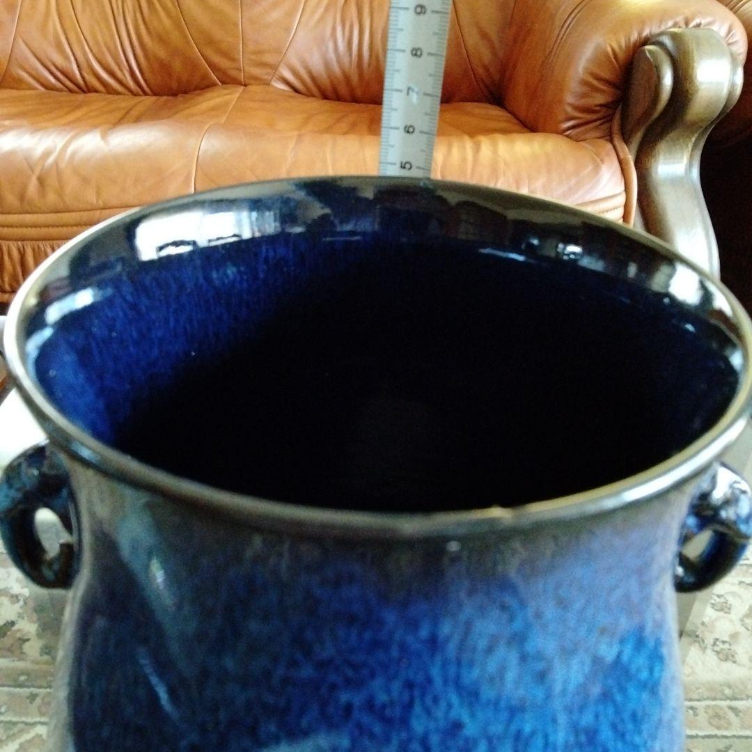 中国骨董【 鈞磁窯変象耳尊、礼器花瓶】陶磁器名品貴重希少在銘あり大変縁起の良い物