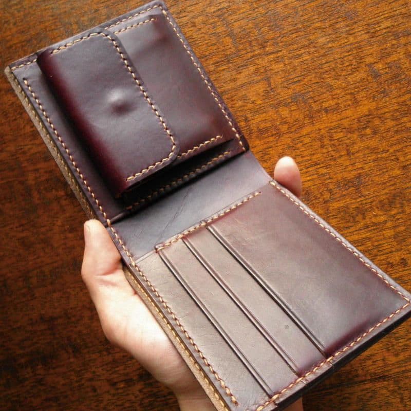 オーダー品 二つ折り財布 クロムエクセル