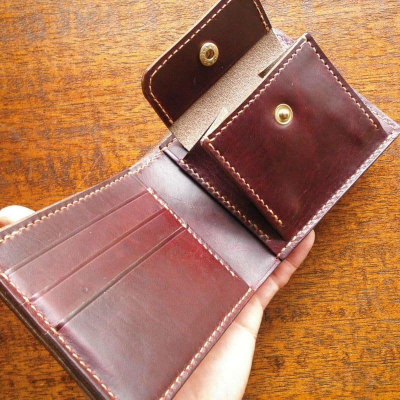 オーダー品 二つ折り財布 クロムエクセル