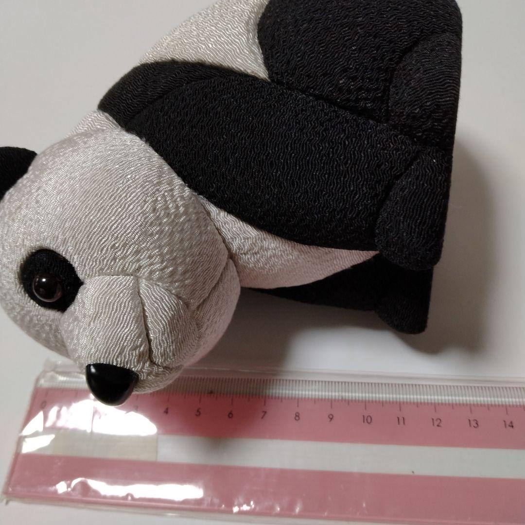 パンダ　木目込人形　親子パンダ