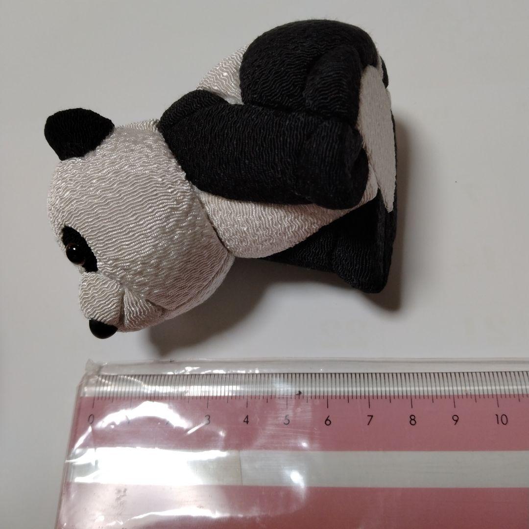 パンダ　木目込人形　親子パンダ