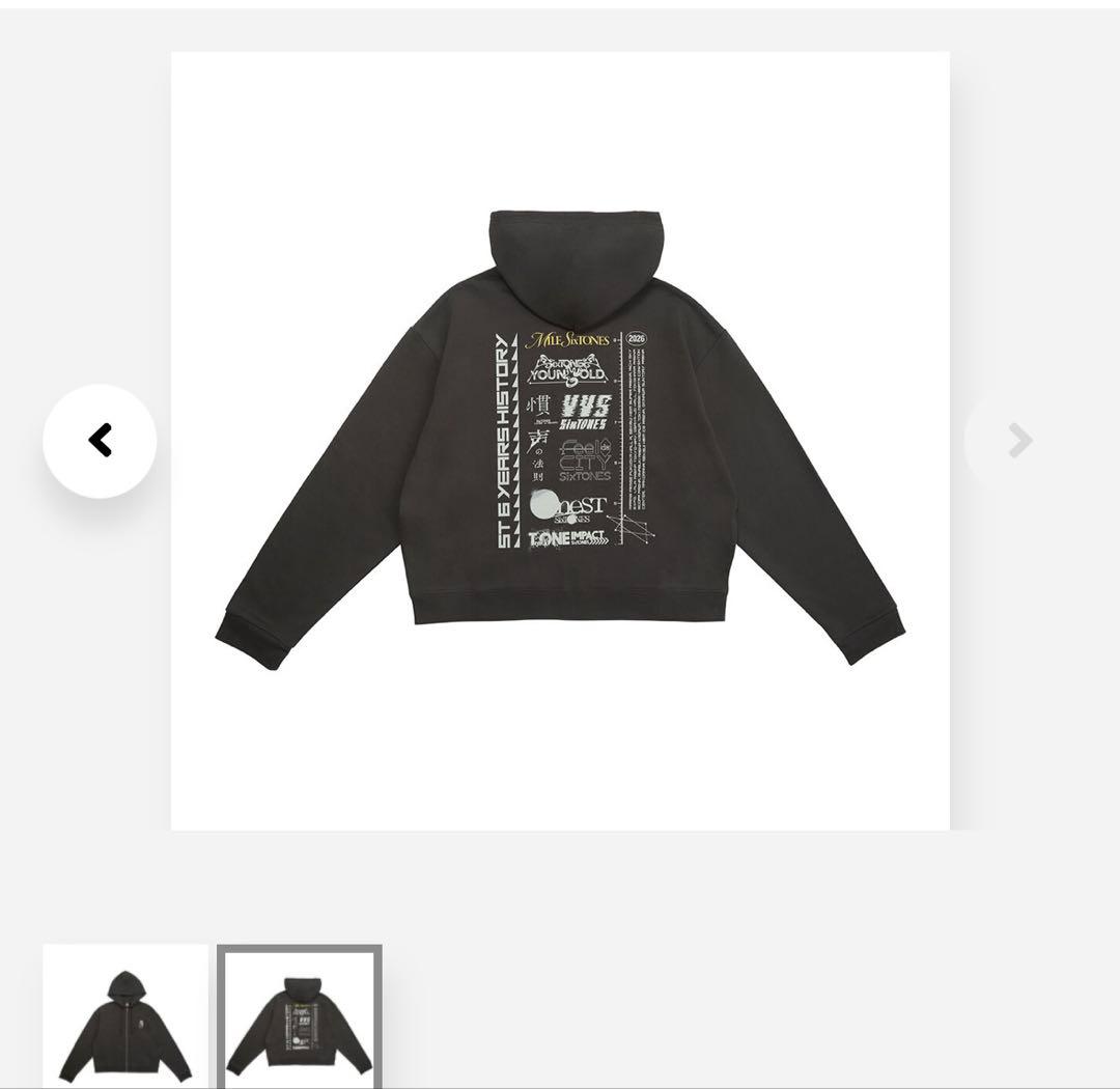 SixTONES MILE SixTONESパーカー