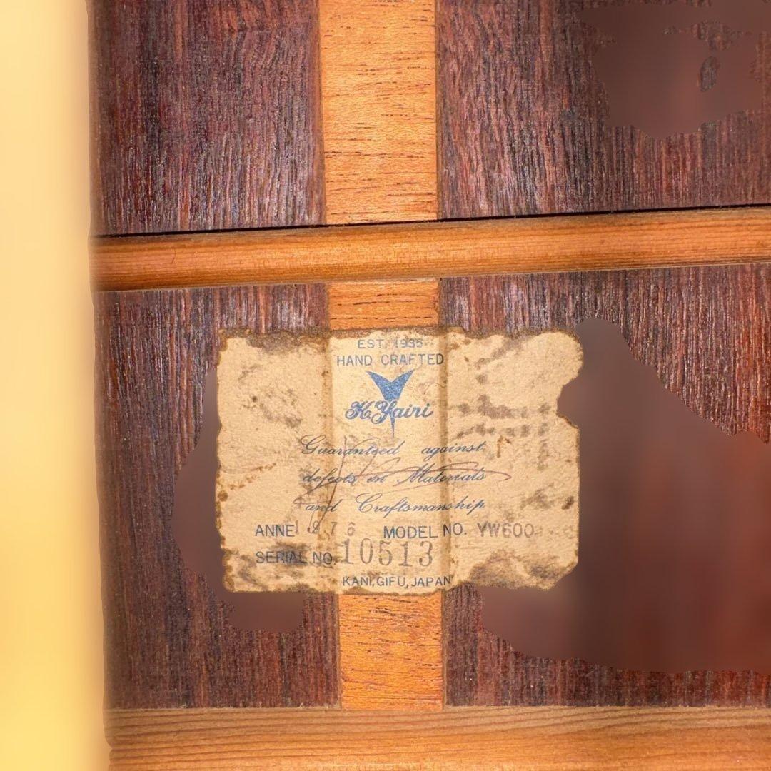 K.Yairi アコースティックギター　YW600