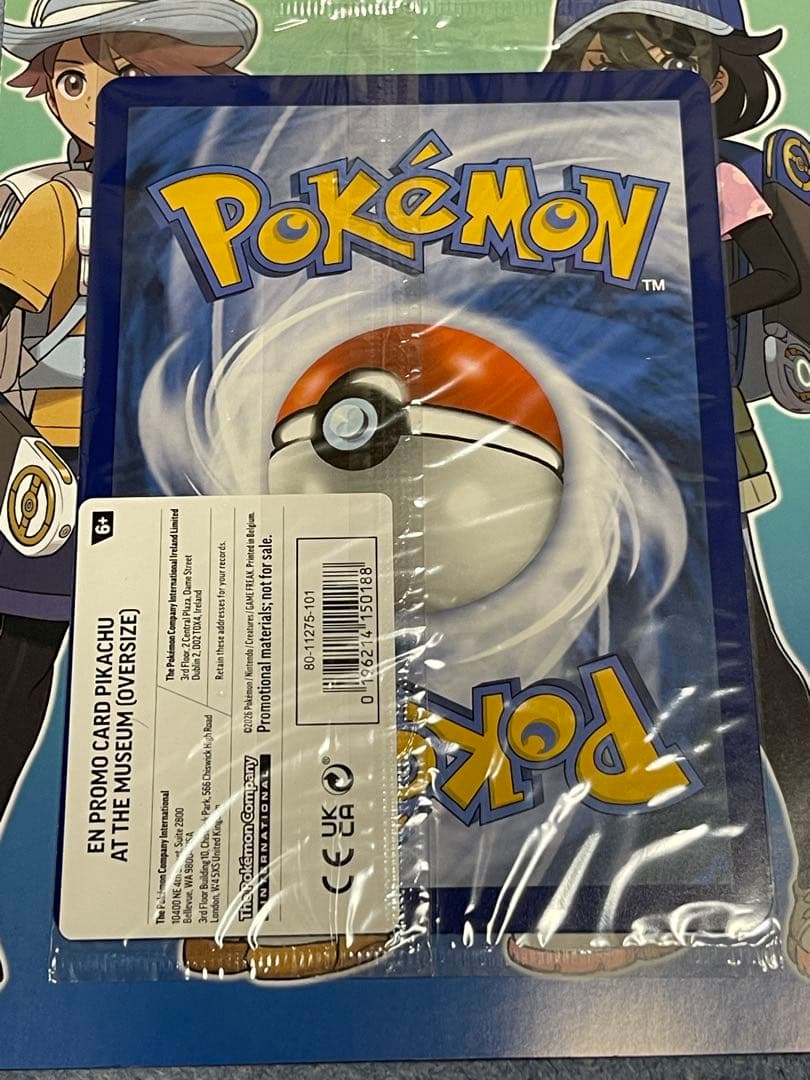 新品未開封 ピカチュウ ロンドン自然史博物館 24時内発送